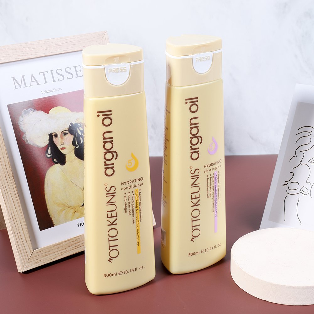 China Professional Hair Shampoo Brands OEM Manufacturer Wholesale Plastic Bottle Natural Argan Oil Shampoo