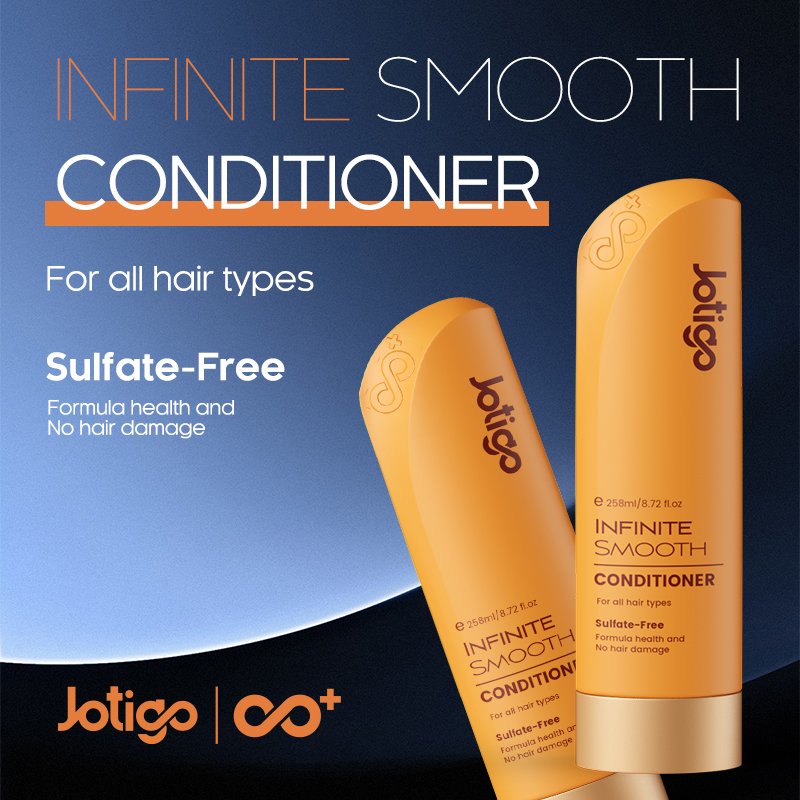 Jotigo Hair Growth Shampoo Luxury Hair Care Products Organic Protein Sulfate Free Argan Oil Keratin Infinite Smooth Conditioner