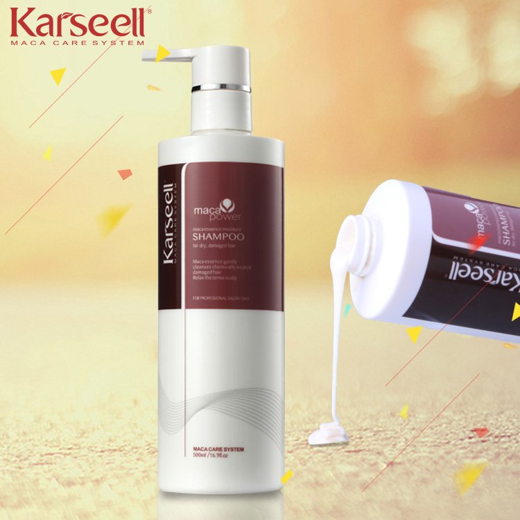 Karseell high quality nourishing double moisturizing hair colour style shampoo