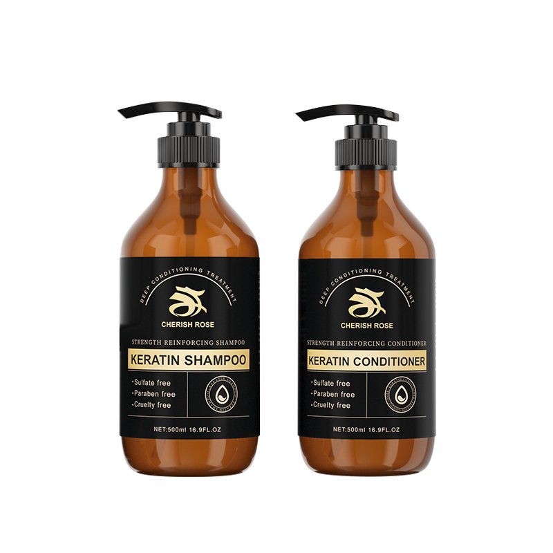 HuaXia Dry Hair Immediate Treatment Keratin Shampoo And Conditioner For Damaged Hair All Hair Types