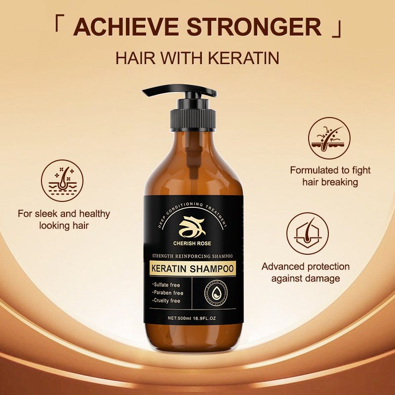 HuaXia Dry Hair Immediate Treatment Keratin Shampoo And Conditioner For Damaged Hair All Hair Types