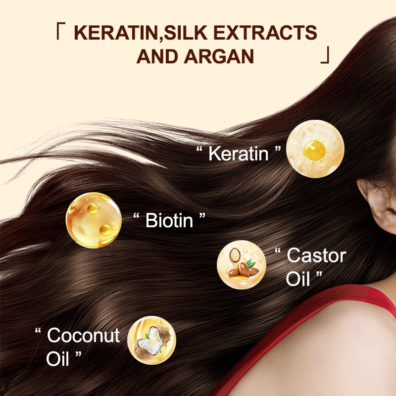 HuaXia Dry Hair Immediate Treatment Keratin Shampoo And Conditioner For Damaged Hair All Hair Types