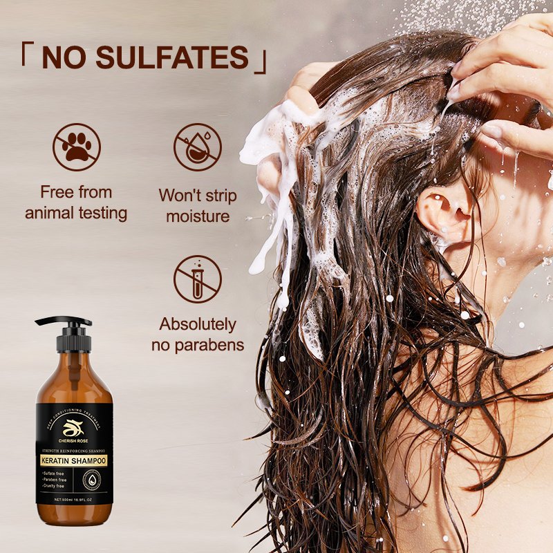 HuaXia Dry Hair Immediate Treatment Keratin Shampoo And Conditioner For Damaged Hair All Hair Types