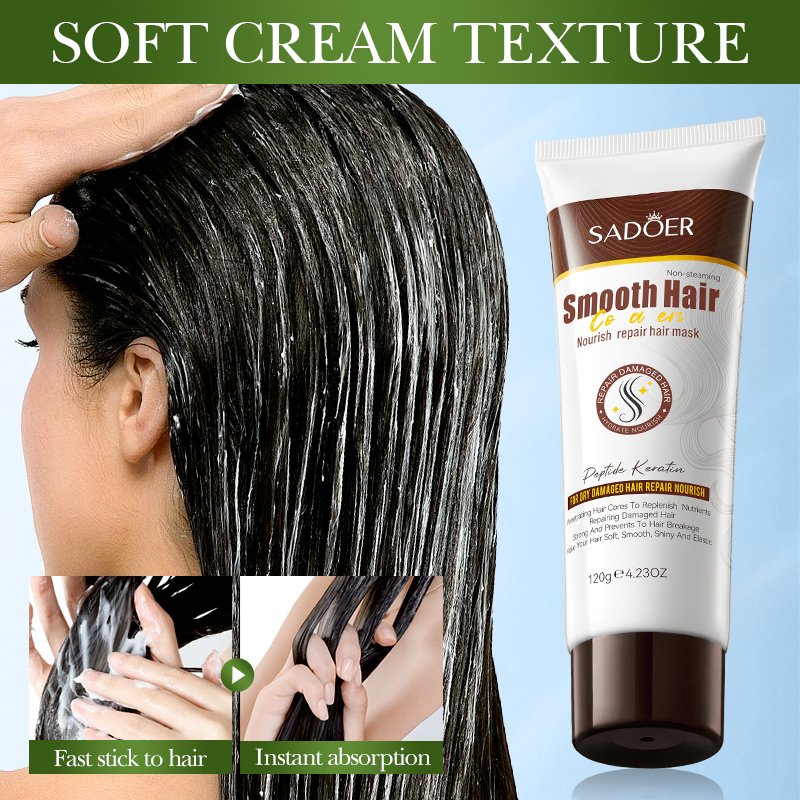 OEM SAOER Private Label Collagen Hair Care Set Deep Cleaning Nourishing Repair Smooth Lightening Shampoo And Hair Conditioner