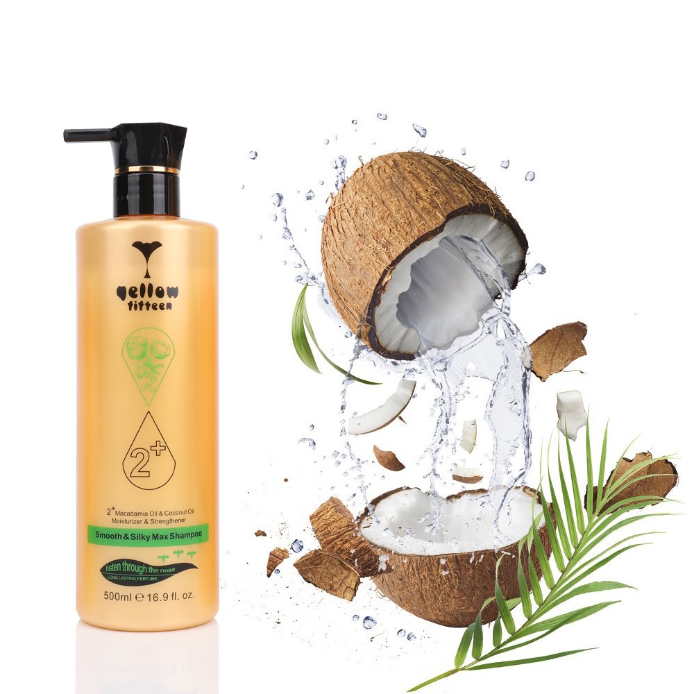 Anti Dandruff Moisture Natural Coconut Oil Max Strength Hair Shampoo for Virgin Damaged Kinky Hair