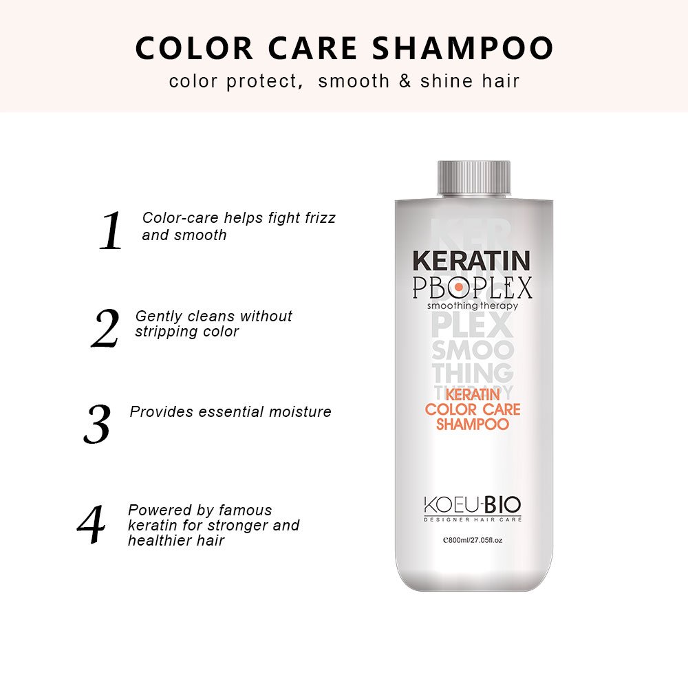 PBOPLEX Professional Salon Moisturizing Shampooing Bulk Color Protection Smooth Shiny Hair Shampoo 800ml Factory Wholesale