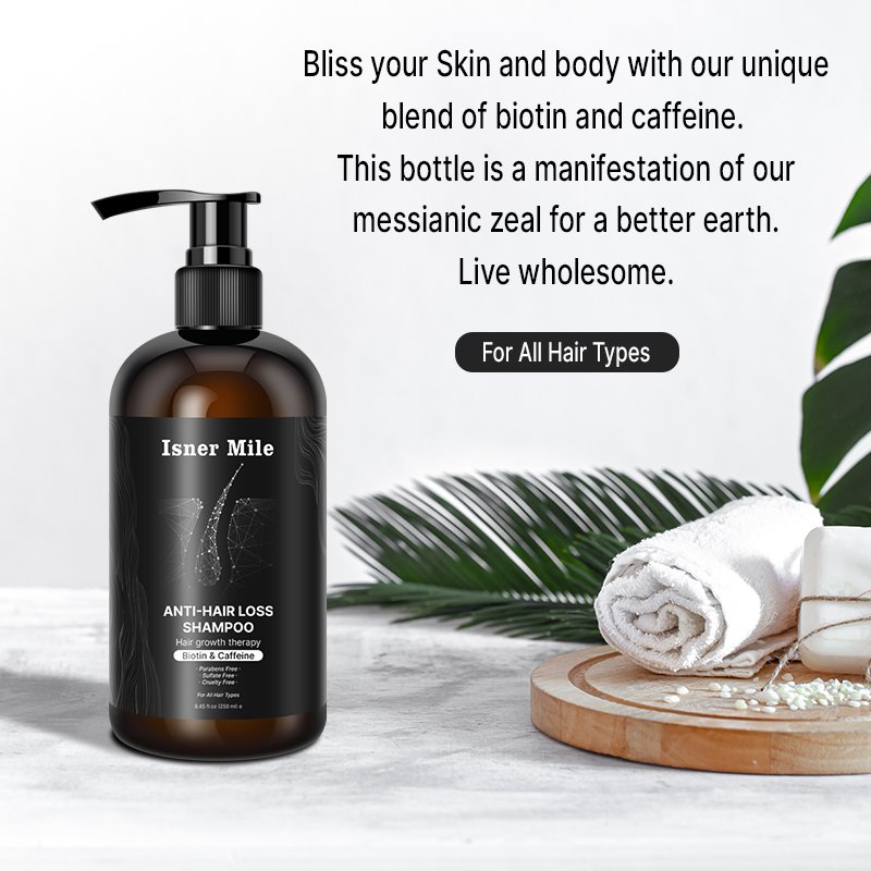 Natural care thicker hair biotin castor growth oil hair loss treatment hair growth shampoo