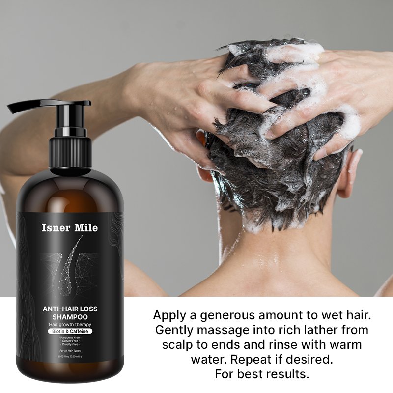 Natural care thicker hair biotin castor growth oil hair loss treatment hair growth shampoo