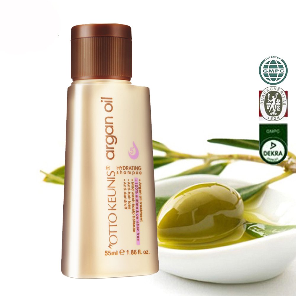 Wholesale factory price barrel products OTTO KEUNIS 5+ argan oil hydrating shampoo 5L 25L 50L in bulk