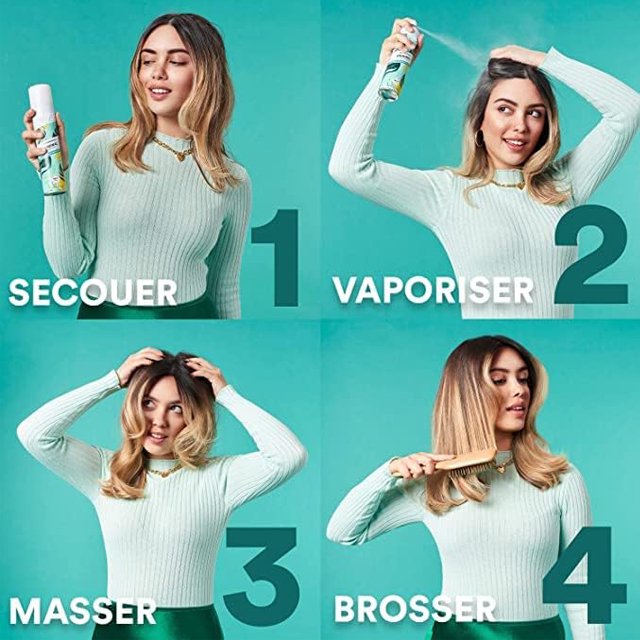 Organic Fragrant Dry Shampoo Cream Anhydrous Formula for Refreshing Hair Absorbing Oil and Adding Texture between Washes