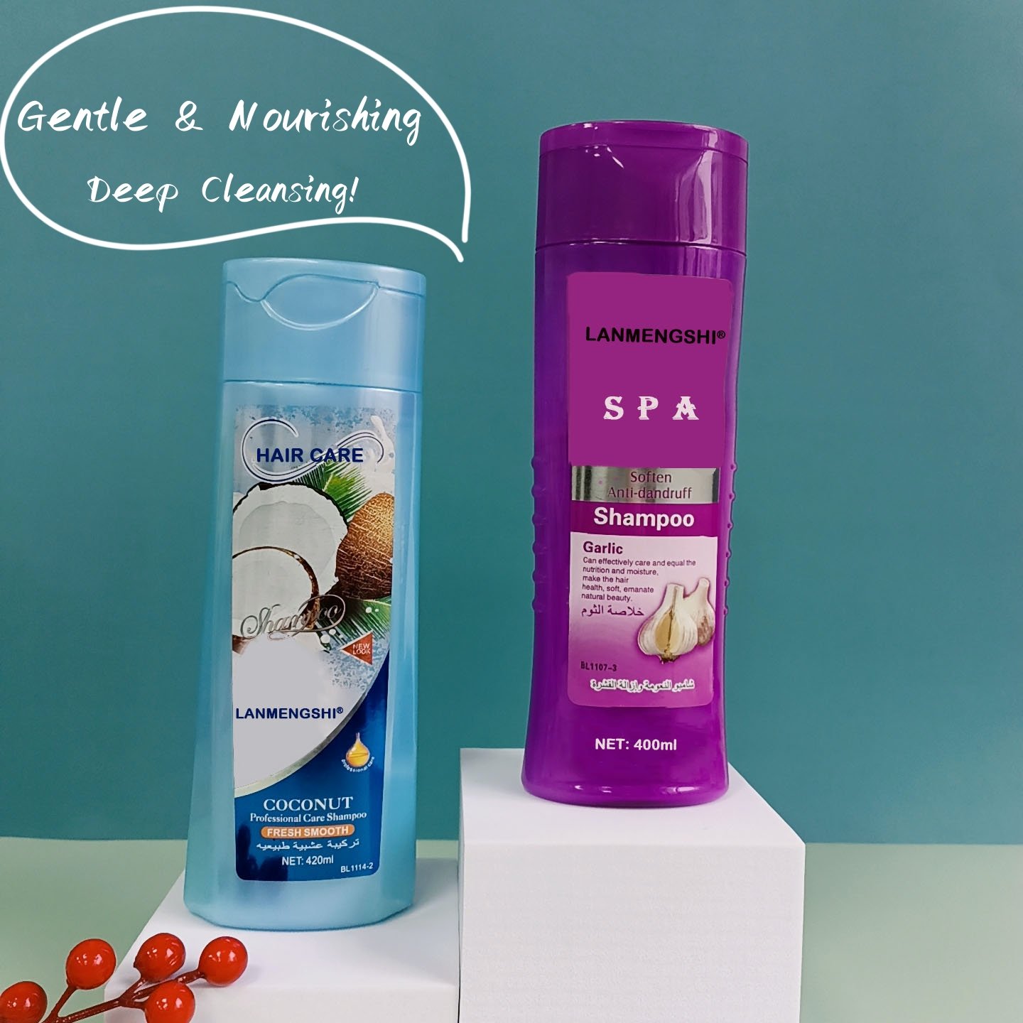 New anti itch and dandruff shampoo deep cleansing and hair care shampoo