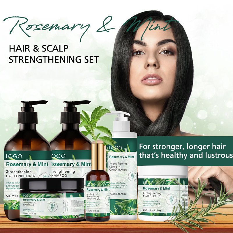 Wholesale Factory Supply Sulfate Free Hair Care Product Rosemary Mint Organics Shampoo and Conditioner Set
