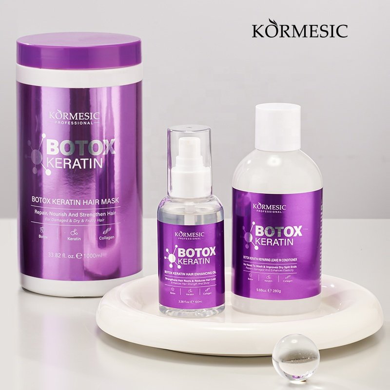 Private Label KORMESIC Organic Hair Care Damage Repair 1000ML Biotin Keratin Botox Protein Hair Shampoo