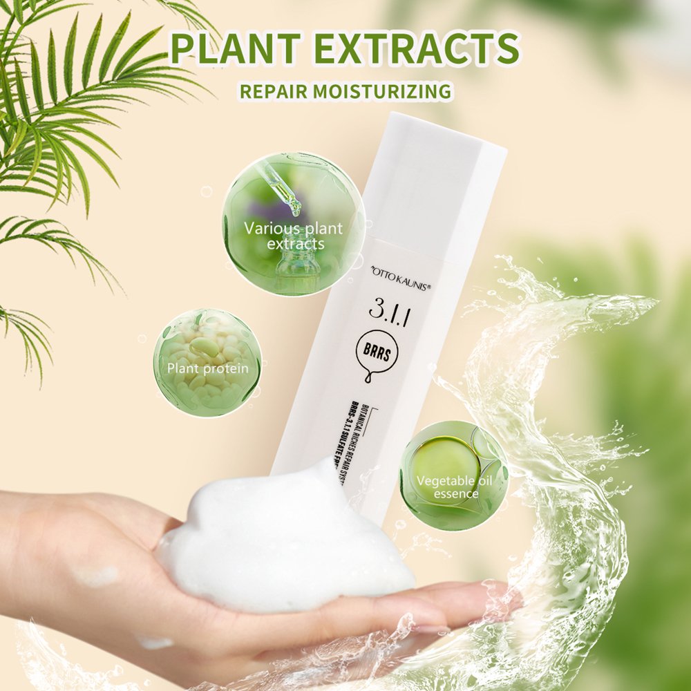 Custom private label hair care repair shampoo crystal coconut oil castor oil biotin collagen shampoo for frizzy hair