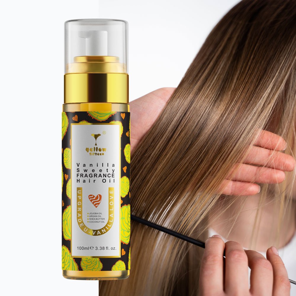 Private Label Wholesale Natural Organic flower vanilla fragrance Hair Serum Hair Repair Oil