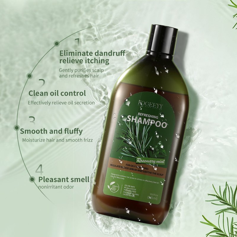 KOGEEYY Private Label Natural Organics Rosemary Mint Strengthening Shampoo Deep Repairing Rosemary Oil Shampoo And Conditioner