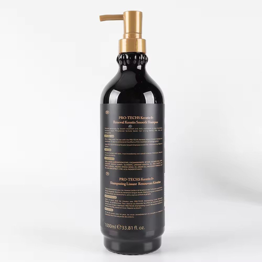 PRO TECHS Hair Care Set Products Organic Protein Collagen Sulfate Free Anti-Dandruff Keratin Argan Oil Shampoo And Conditioner