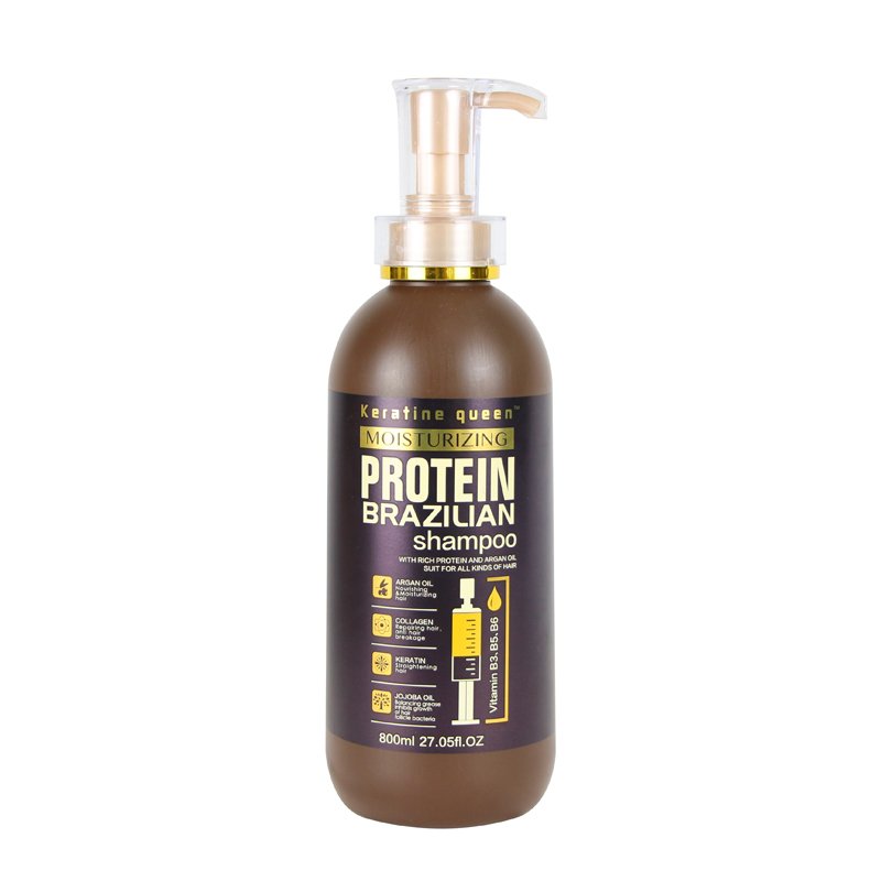 OEM Customized Brazilian Protein Smooth Natural Anti Hair Fall Repair Keratin Shampoo and Conditioner Set For Damaged Hair