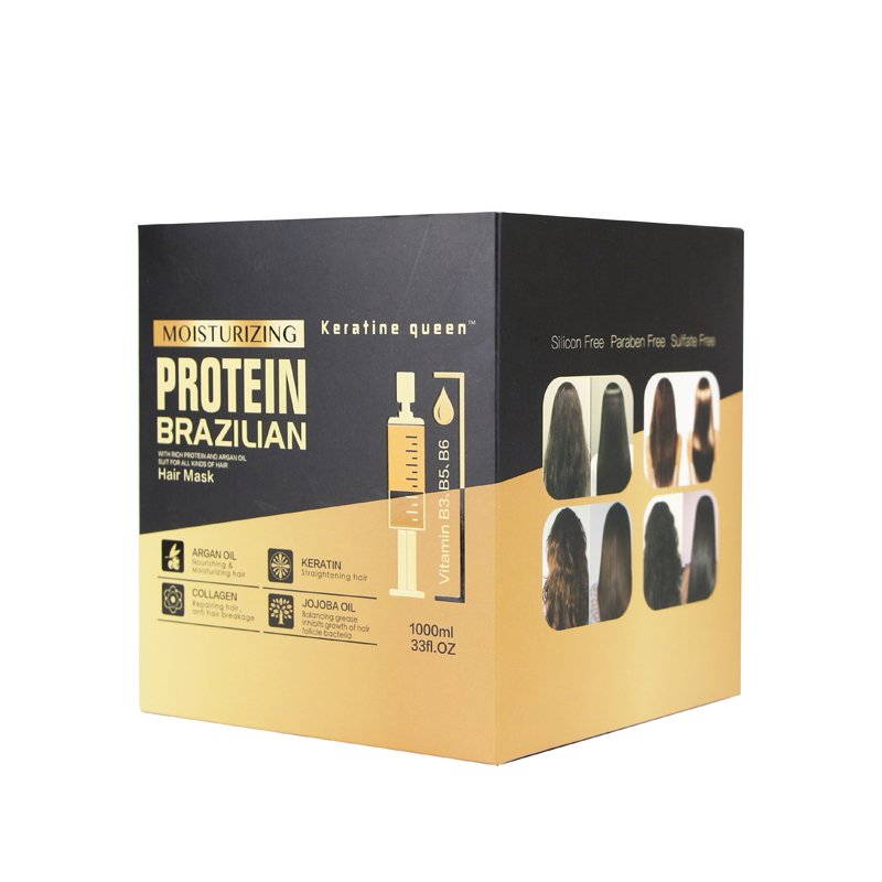 OEM Customized Brazilian Protein Smooth Natural Anti Hair Fall Repair Keratin Shampoo and Conditioner Set For Damaged Hair