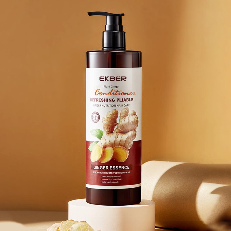 private label shampoo Herbal Hair Care Set Nourishing Anti-hair Loss Ginger Hair Shampoo and Conditioner