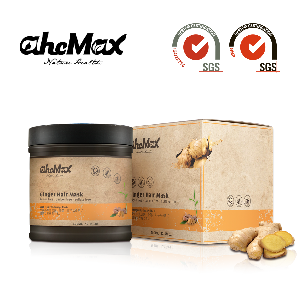 High Quality Ginger Revitalizing Hair Tonic For Hair Regrowth Herbal Anti Hair Loss Ginger Growth Liquid