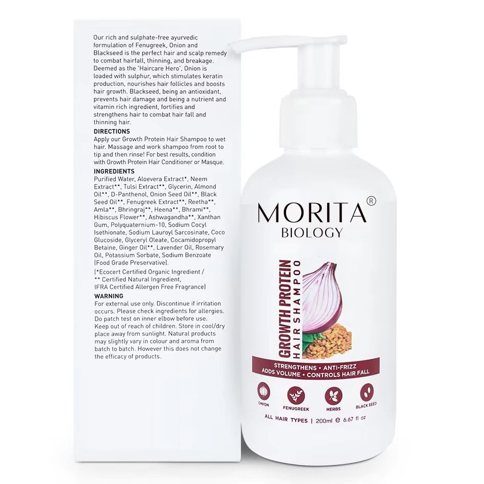 Best Herbal Hair Loss Shampoo Color-Protection & Anti Dandruff and Protein & Onion Frizzy Hair Shampoo