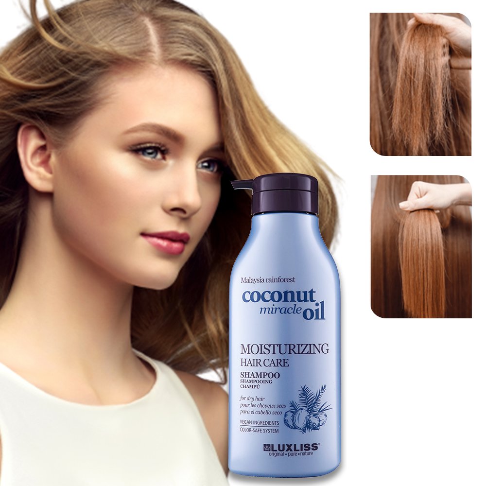 2024Luxliss Nourishing Hair Shampoo Coconut High Quality Shampoo and Conditioner for Brittle Hair