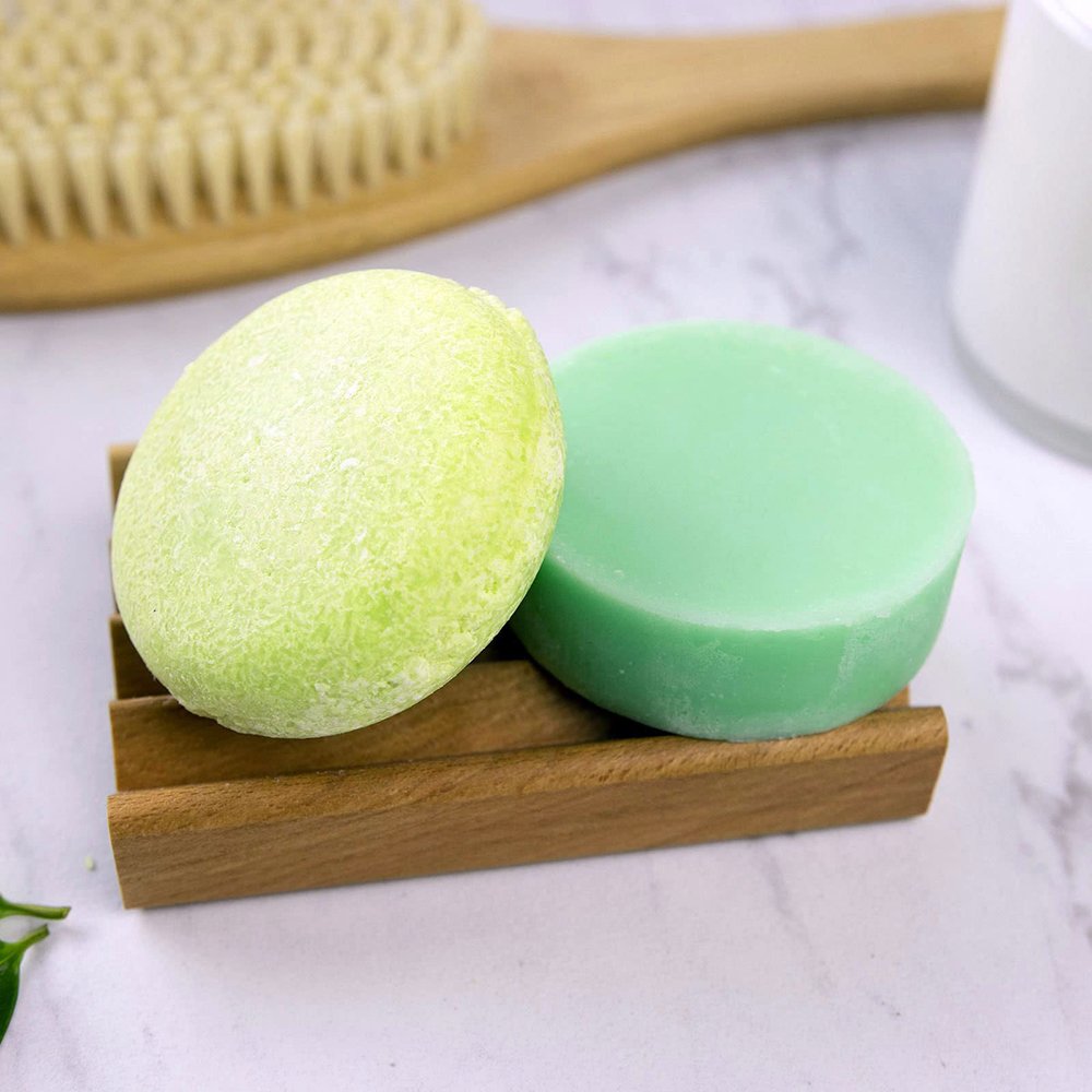 Custom 2 Pack Sulfate Free Naturel Solid Shampoo and Conditioner Bars with Organic