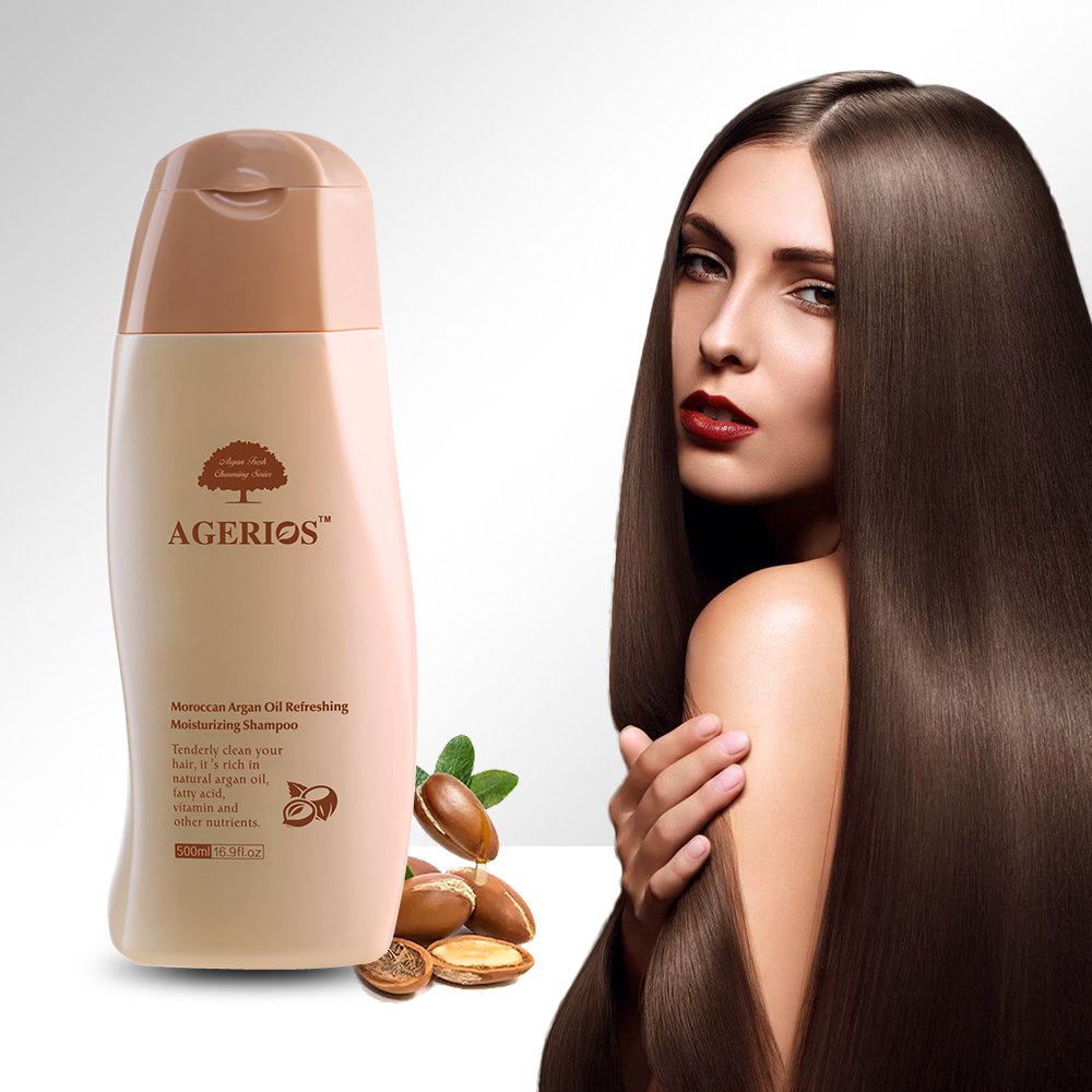 Natural Aromatherapy Argan Protein Shampoo Sulfate Free Organic Argan Oil Hair Shampoo