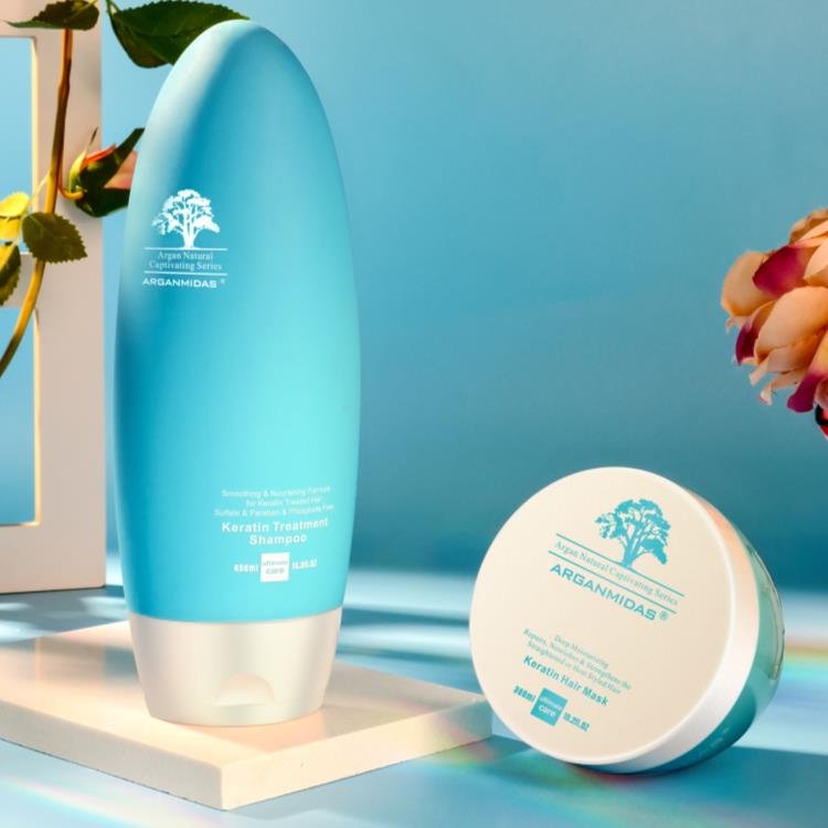 Arganmidas Professional Shampoo Salon Hair Care Organic Argan Oil Protein Collagen Treatment Smoothing Keratin Hair Shampoo