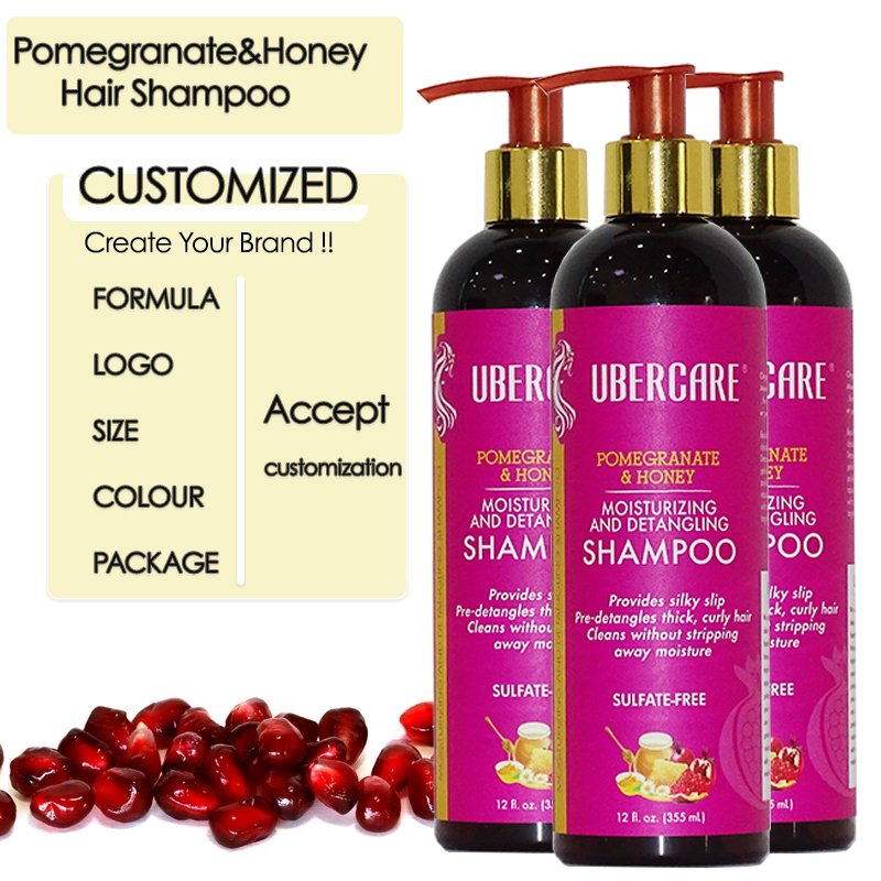 Latest Products Pomegranate & Honey Sulfate-Free Moisturizing Hair Shampoo And Hair Conditioner Hair Care Set