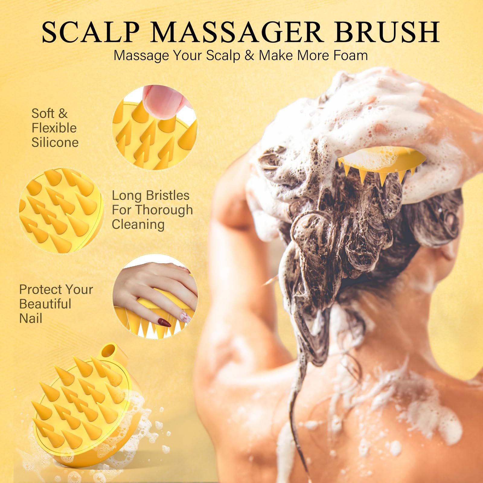 BLIW Private Label Natural Smooth silky shiny Refreshing Oil-Control Herbal Ginger & Coconut Oil Scalp Scrub For Anti Hair Loss