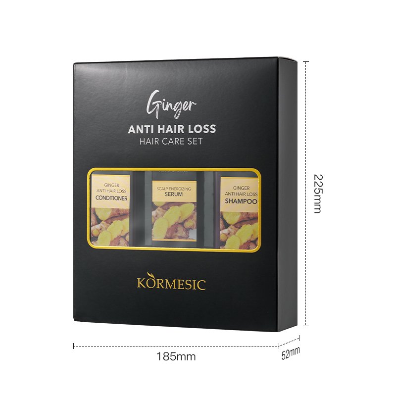 Wholesale ODM/OEM KORMESIC Hair Growth Organic Ginger Anti Hair Loss Shampoo and Conditioner Set