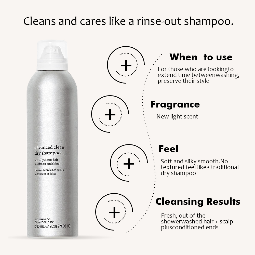 Wholesale Factory Iinnovative Formula Takes Dry Shampoo Shine Manageability Spray Natural for Women and Men Unisex Adults Normal