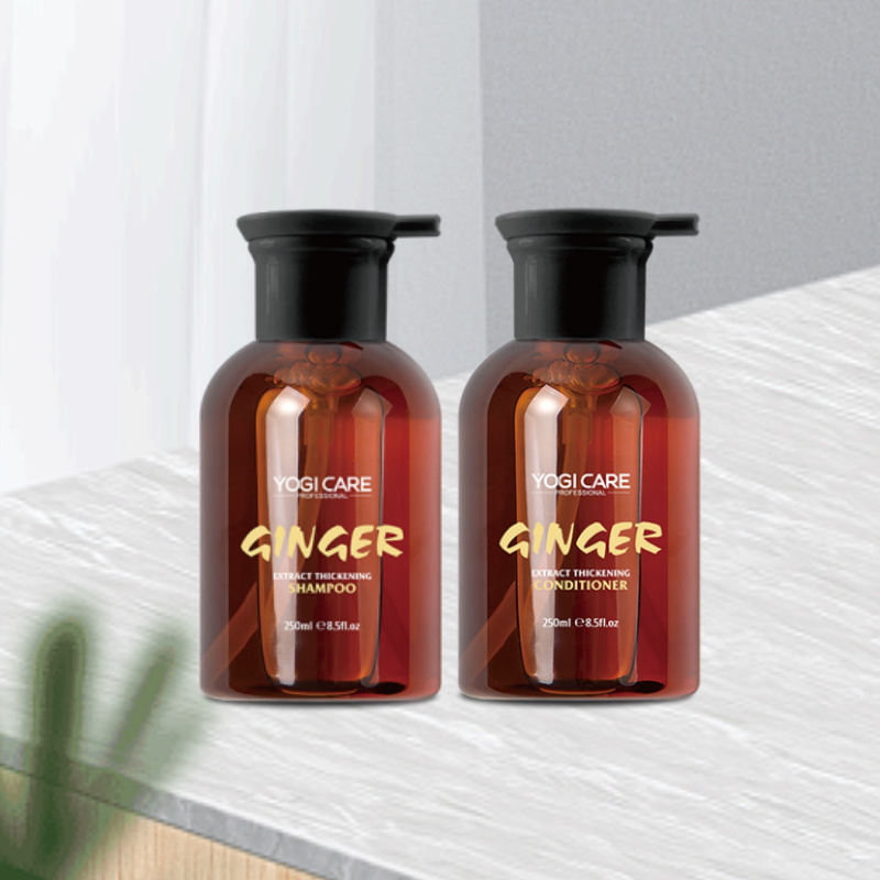 Low Price Organic Moisturizing Herbal Ginger Anti-fall Shampoo & Conditioner Set For Daily
