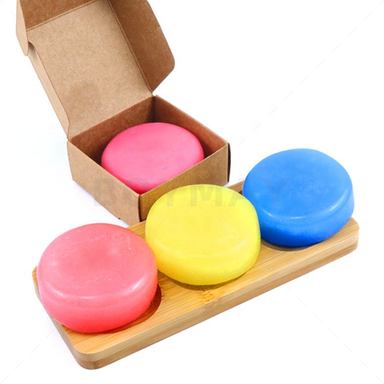 Beauty Hair Care Solid Soap Handmade Private Label Vegan Hair SLS Free Organic Natural Shampoo Bar with Box