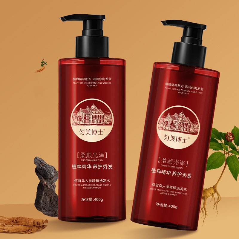 High-quality hair care shampoo Refreshing oil control Fluffy hair He Shou Wu ginseng extract shampoo