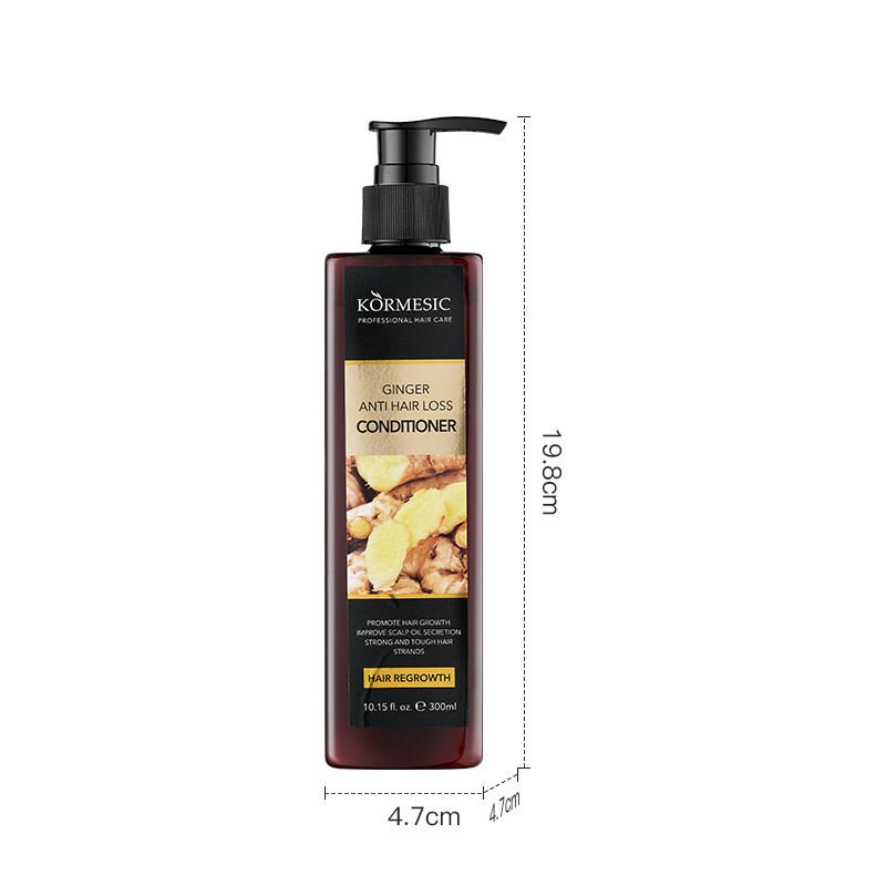 KORMESIC Private Label Hair Care Sets Anti Hair Loss Anti Off Organic Natural Herbal Ginger growth Hair Shampoo And Conditioner