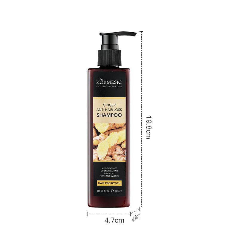 KORMESIC Private Label Hair Care Sets Anti Hair Loss Anti Off Organic Natural Herbal Ginger growth Hair Shampoo And Conditioner