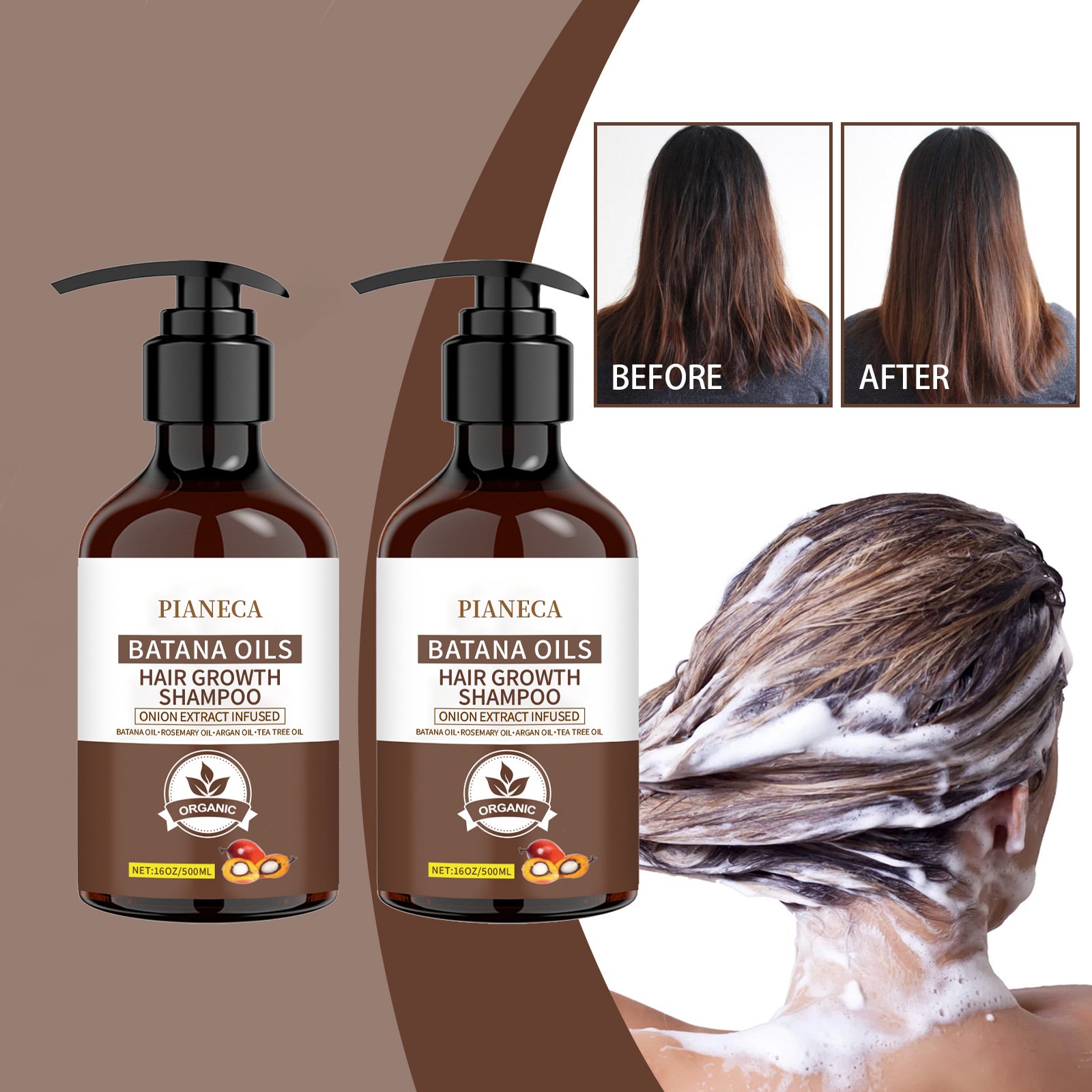 wholesale hair cream deep organic hair growt batana oil shampoo and conditioner batana shampoo