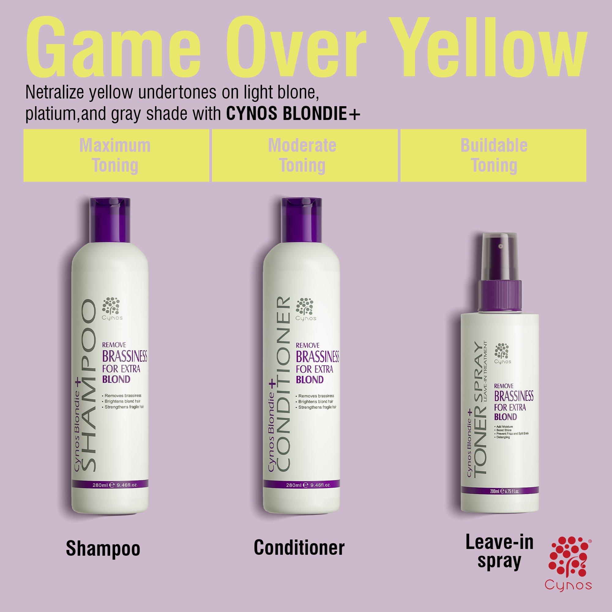 Wholesale Private Label Purple Shampoo For blonde Hair dye Anti- Brassy Purple Toner No Yellow Shampoo Violet Silver Shampoo