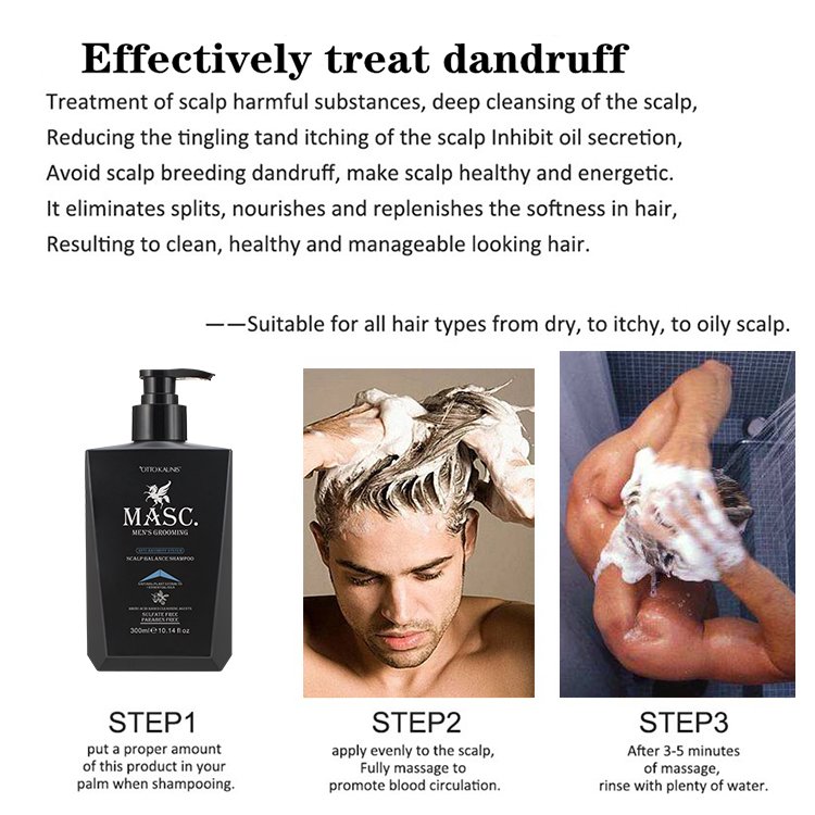 wholesale organic tea tree sulfate and paraben free professional anti dandruff shampoo
