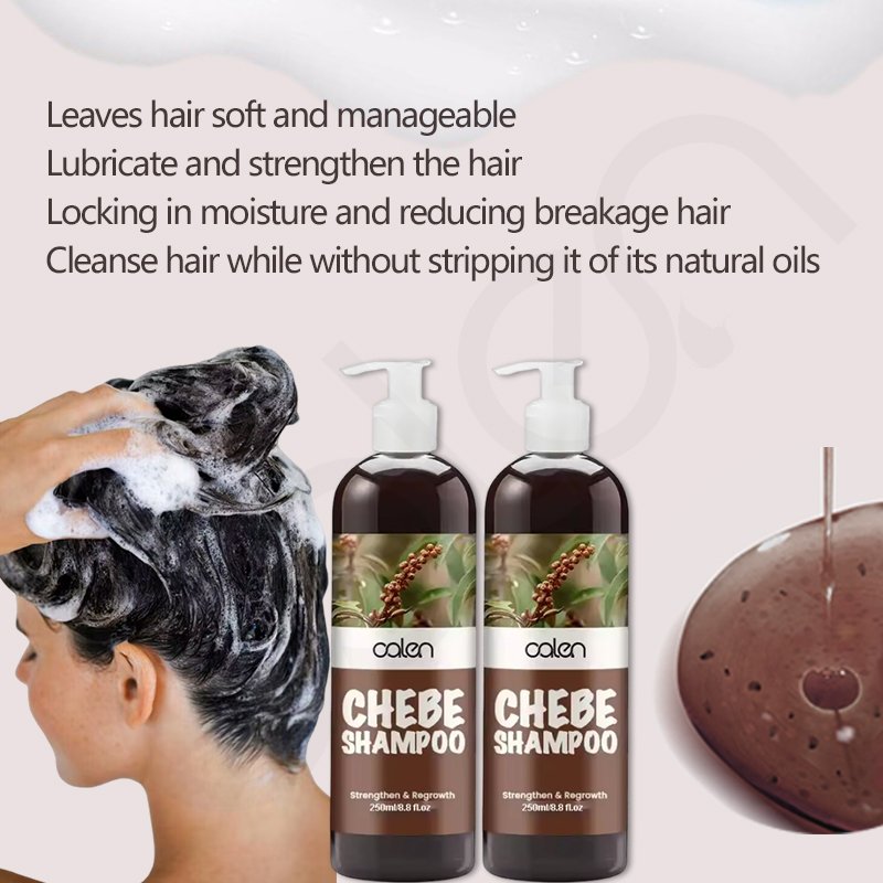 Luxfume Private Label Strengthen Repair Promote Regrowth Hair Care Chebe Shampoo And Conditioner Set