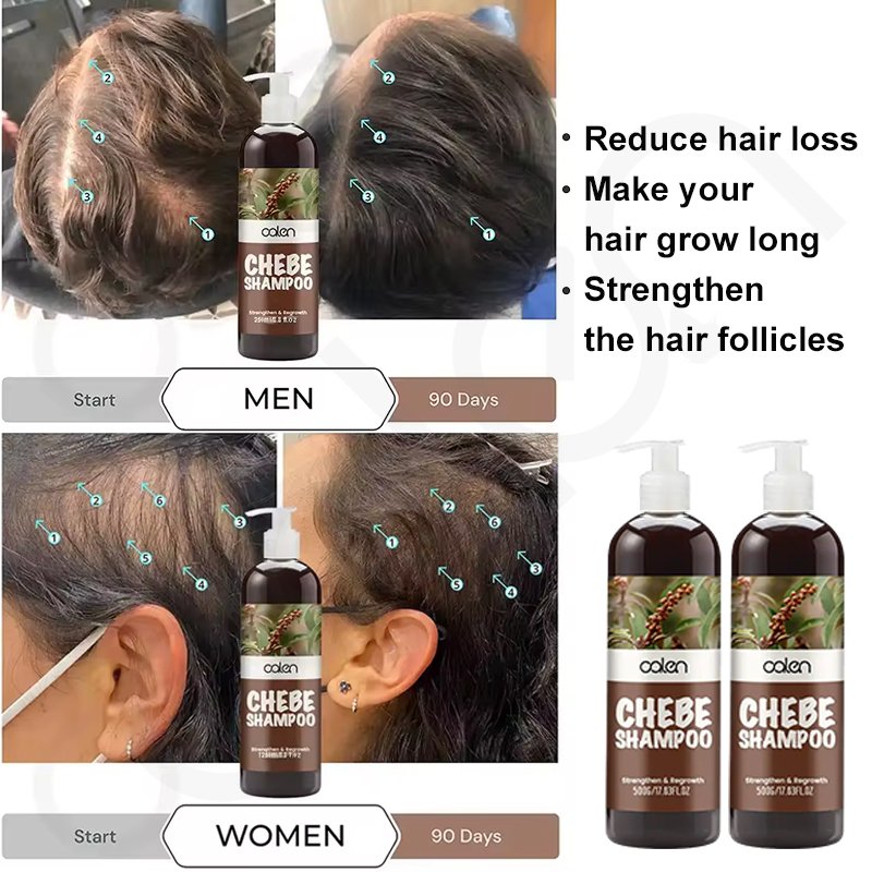 Luxfume Private Label Strengthen Repair Promote Regrowth Hair Care Chebe Shampoo And Conditioner Set
