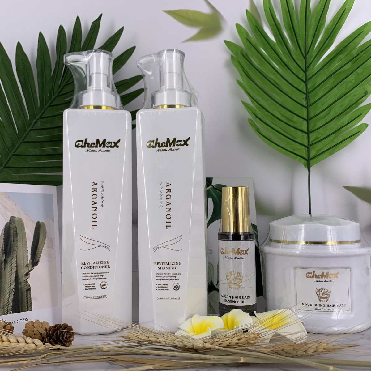 Customized snail oil three in one hair re binding hair care shampoo