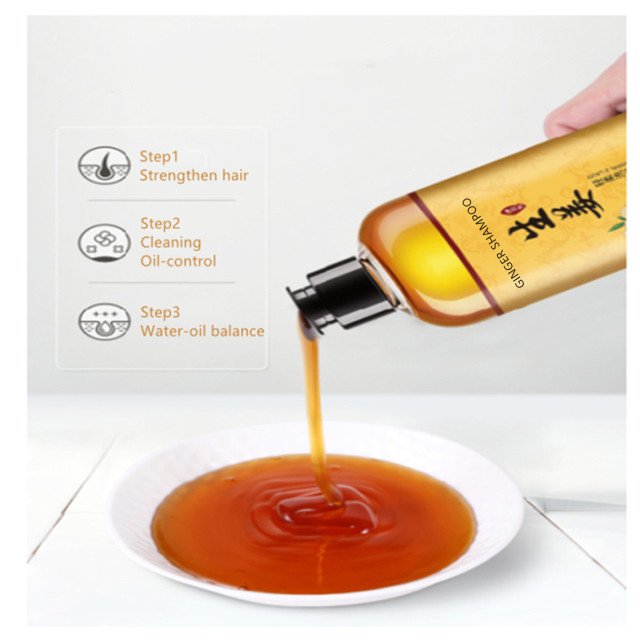 Private Label Silky Delicate Gentle Care Ginger Shampoo Anti-hair Loss Growth Ginger Hair Shampoo