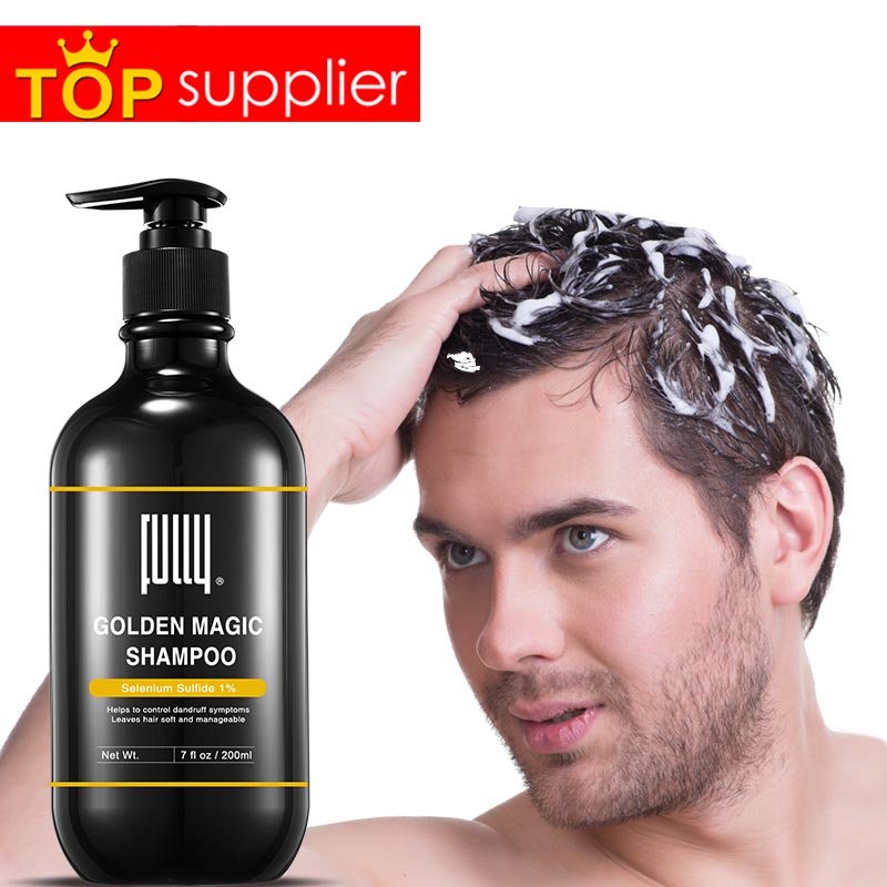 Factory Custom Professional Private Label No Silicone Oil Nourishes All Hair Types Shampoo Golden Magic Unisex Hair Shampoo