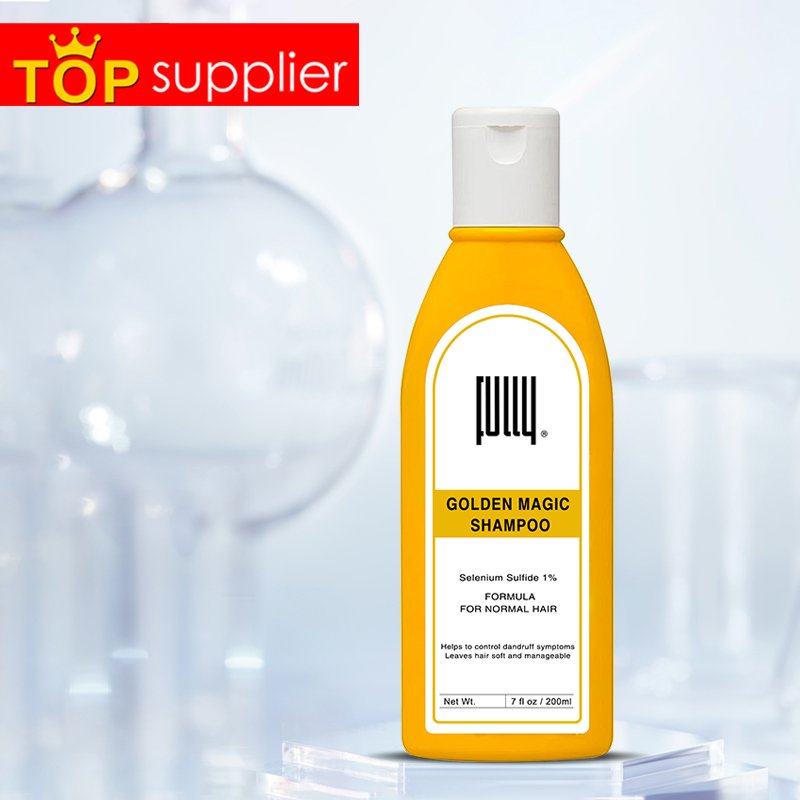 Factory Custom Professional Private Label No Silicone Oil Nourishes All Hair Types Shampoo Golden Magic Unisex Hair Shampoo