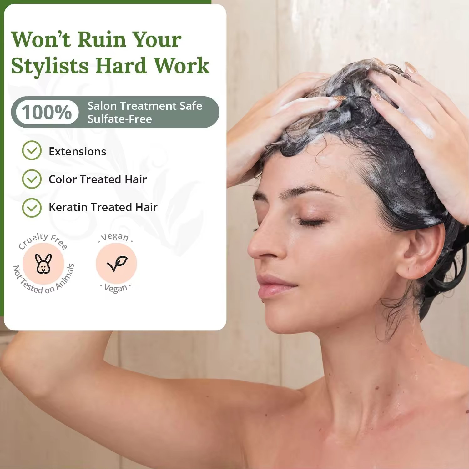 Custom Hair Care Set Paraben-free Anti-Dandruff Smoothing & Rosemary & Mint Shampoo and Conditioner Bar