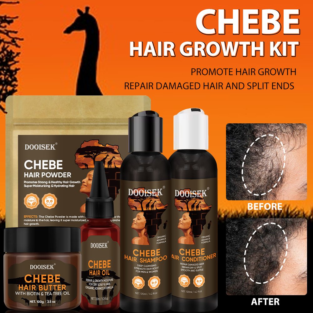 New Factory Chebe Hair Care Set Improve Hair Growth Alopeciae Hair Booster Growth Products From African Chebe Powder